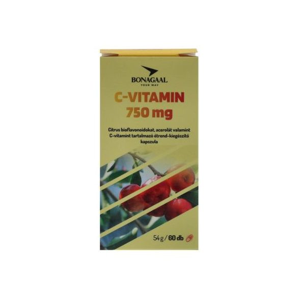 BONAGAAL C-VITAMIN 750MG 60DB