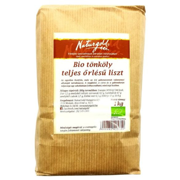 Naturgold Bio Tönköly telj. kiőrl. Liszt 1kg