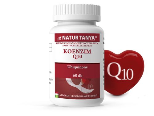 Naturtanya szerves koenzim q10 fermentált növényi ubikon tabletta 60 db