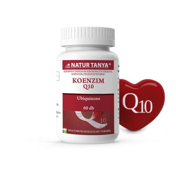 Naturtanya szerves koenzim q10 fermentált növényi ubikon tabletta 60 db