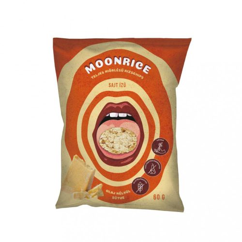 Moonrice rizschips sajt ízű  60 g