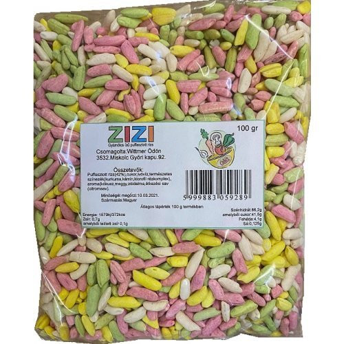 Wittmer Zizi Puffasztott Rizspehely 100G