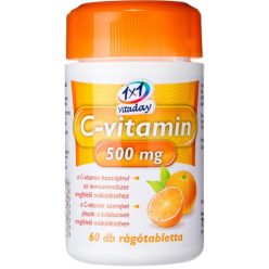 1x1 vitaday c-vitamin 500mg rágótabletta 60 db