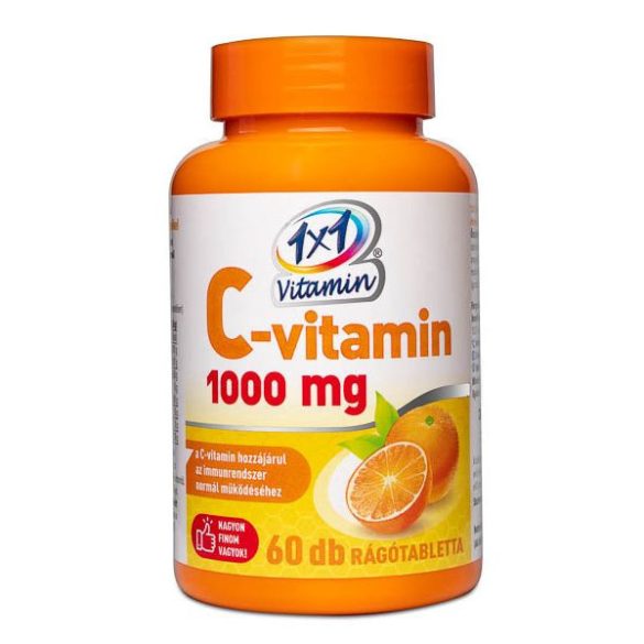 1x1 vitaday c-vitamin 1000mg rágótabletta 60 db