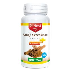 Dr.herz fahéj extraktum+c-vitamin kapszula 90 db