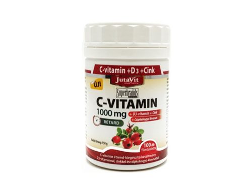 Jutavit c-vitamin 1000 mg+d3+cink 100 db