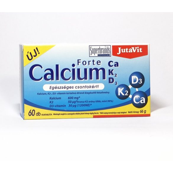 Jutavit calcium forte ca+k2+d3 30 db
