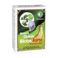   Dr.chen ginseng ginkgo b. forte+rózsagyökér kapszula 30 db