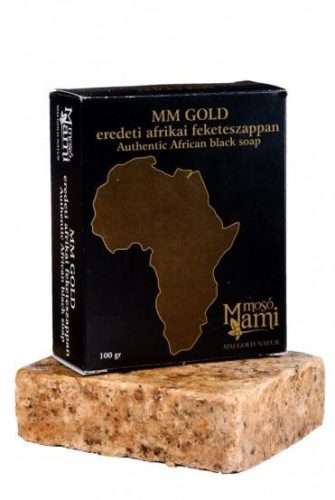 Mm Gold Natúr Afrikai Fekete Szappan 100 g