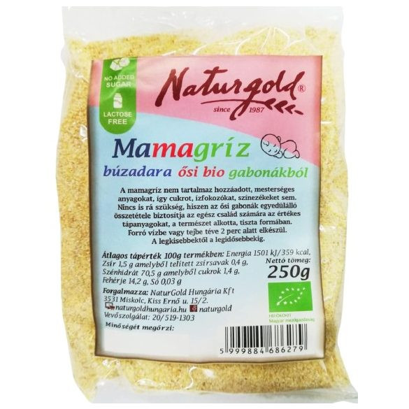 Naturgold bio mamagríz búzadara ősi gabonákból 250 g