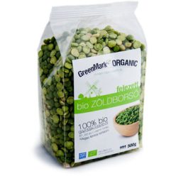 Greenmark Bio Zöldborsó Felezett 500 g