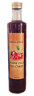 Krisnavölgyi ribizli szörp 500 ml