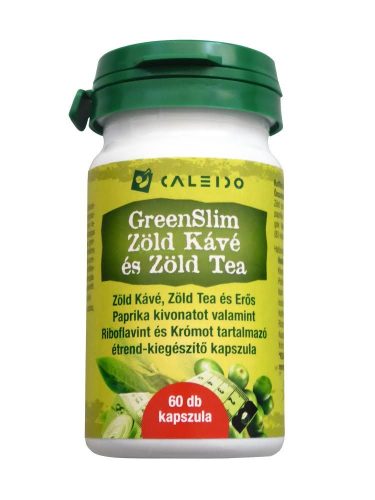 Caleido GreenSlim Zöld Kávé és Zöld Tea kapszula 60 db