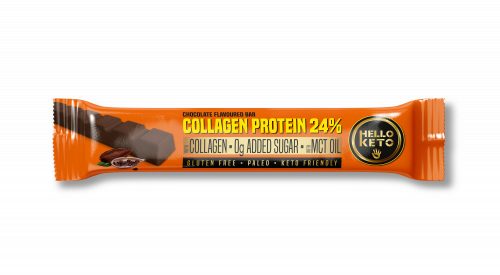 HelloKeto szelet kollagén protein csokoládé ízű 40 g