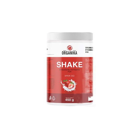 Organika shake por eper ízű 450 g