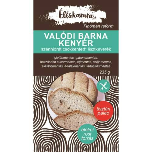 Paleolit Éléskamra valódi barnakenyér lisztkeverék 235 g