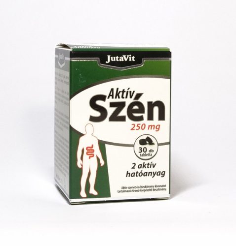 Jutavit aktív szén 250mg tabletta 30 db