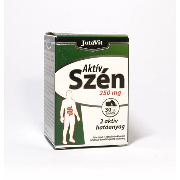 Jutavit aktív szén 250mg tabletta 30 db