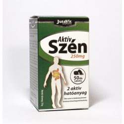 Jutavit aktív szén 250mg tabletta 50 db