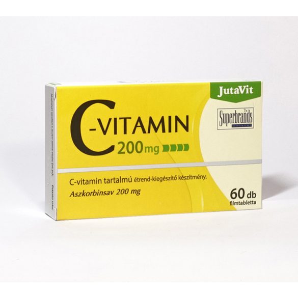 Jutavit c-vitamin 200 mg 60 db