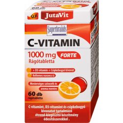 Jutavit c-vitamin 1000mg forte rágótabletta 60db