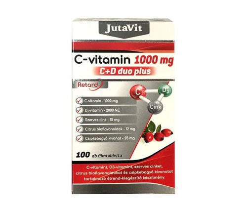 JUTAVIT C-VITAMIN 1000MG+C+D DUO FILMTBL