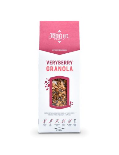 Hesters life veryberry granola ribizlis granola 320 g