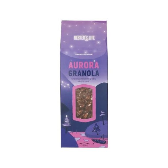 Hesters life aurora narancsos-csokoládés granola 300 g