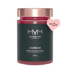 Magyar méz manufaktúra lamour krémméz málnával 250 g
