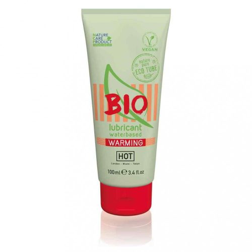 HOT BIO Warming - melegítő hatású vegán vízbázisú síkosító (100ml)