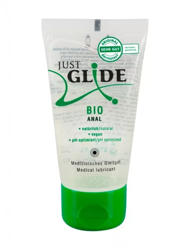 Just Glide Bio ANAL - vízbázisú vegán síkosító (50ml)