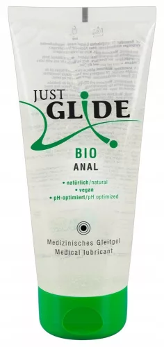 Just Glide Bio ANAL - vízbázisú vegán síkosító (200ml)