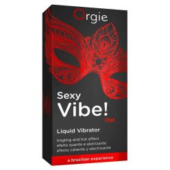   Orgie Sexy Vibe HOT - epres, melegítő folyékony vibrátor (15ml)