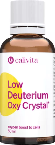 CaliVita Low Deuterium Oxy Crystal Alacsony deutériumtartalmú víz 50 ml
