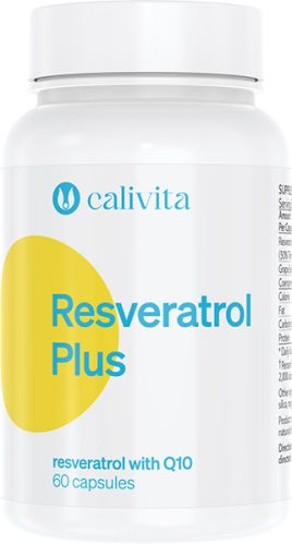 CaliVita Resveratrol PLUS kapszula Resveratrol koenzim-Q10-zel 60db