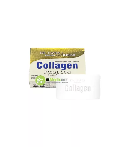Dr. Davey natural kollagénes hidratáló hatású arctisztító szappan 100% tiszta kollagénből 100 g