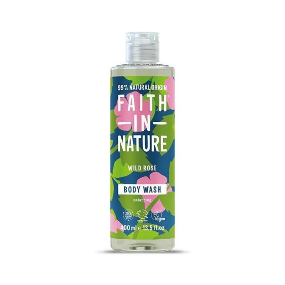 Faith in nature vadrózsa tusfürdő 400 ml