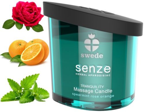 Swede Senze - masszázsgyertya - rózsa, narancs (50ml)