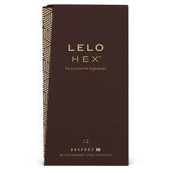 LELO Hex Respect XL - luxus óvszer (12db)