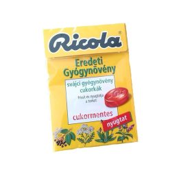 Ricola Cukor Eredeti Gyógynövény Cm. 40 g