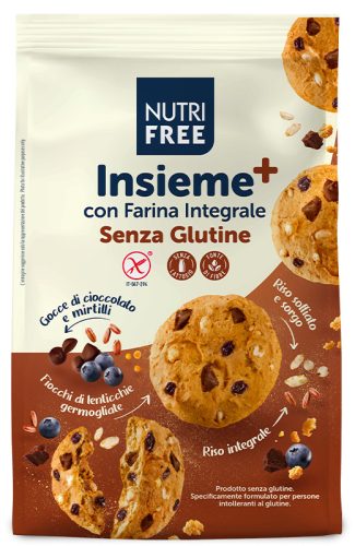 Nf insieme+ keksz puffasztott rizs, csíráztatott lencse, áfonya 400 g