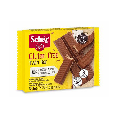 Schar gluténmentes twin bar 65 g