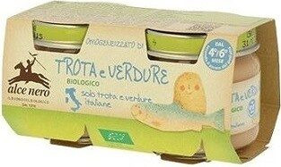 BIO ALCE NERO PISZTRÁNG-ZÖLDSÉG PÁSTÉTOM BABÁKNAK 2X80G