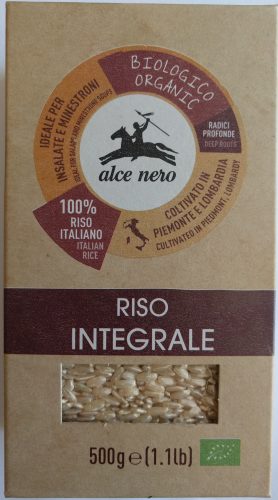 Alce Nero Bio Rizottónak való Szuperfinom Barnarizs 500 g