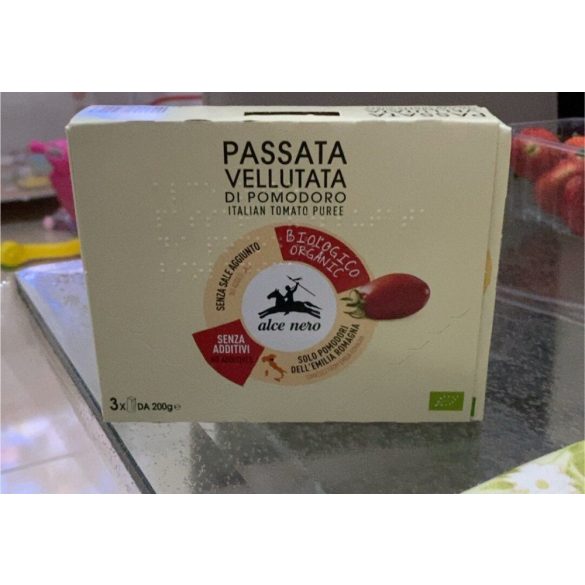 Alce Nero Bio Vellulata - sűrített paradicsom 3x200g