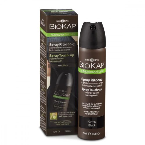 Biokap Nutricolor Hajtőszínező spray - fekete 75ml