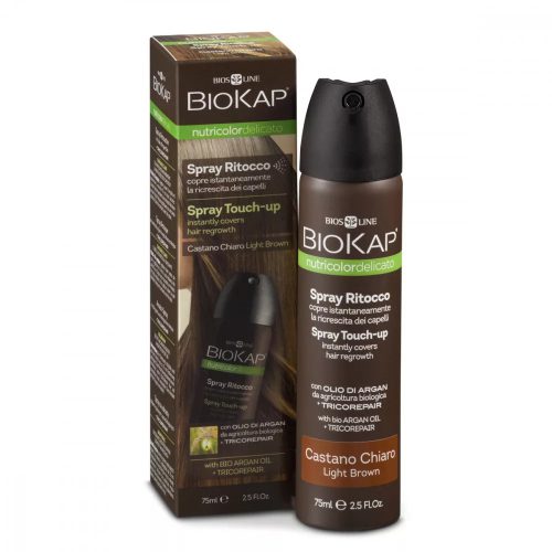 Biokap Nutricolor Hajtőszínező spray - világosbarna 75ml