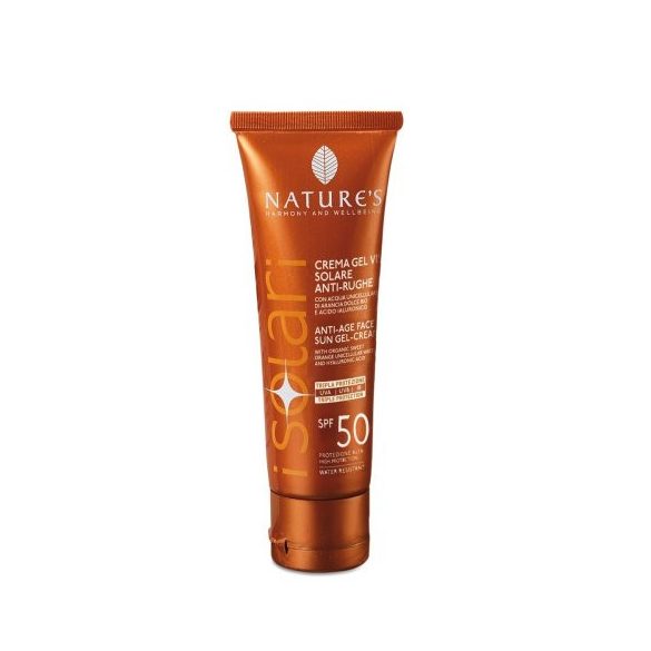 Nature's Anti-aging napvédő gélkrém arcra SPF50 50ml