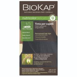   Biokap Nutricolor Rapid Tartós hajfesték Nr 1.0 Natural Black 135ml