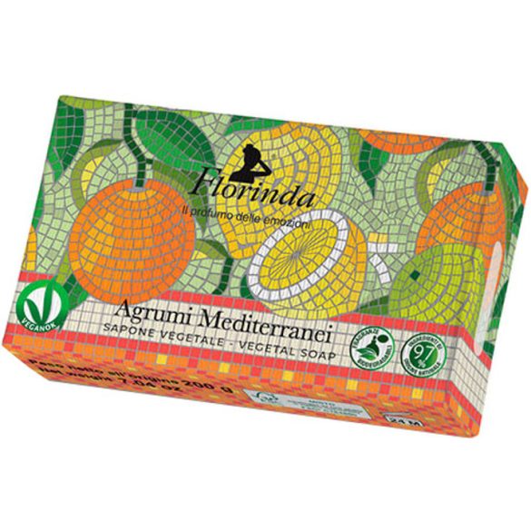 Florinda szappan mozaik mediterrán citrus 200 g